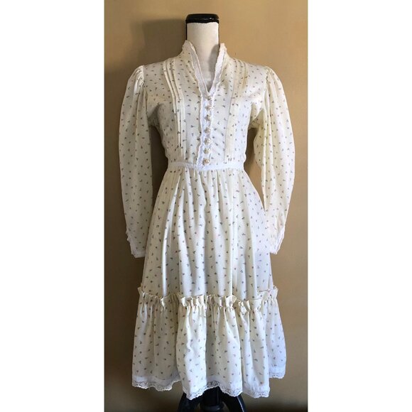 Gunne Sax Dresses & Skirts - Gunne Sax home made vintage 1970s victorian prairie midi dress